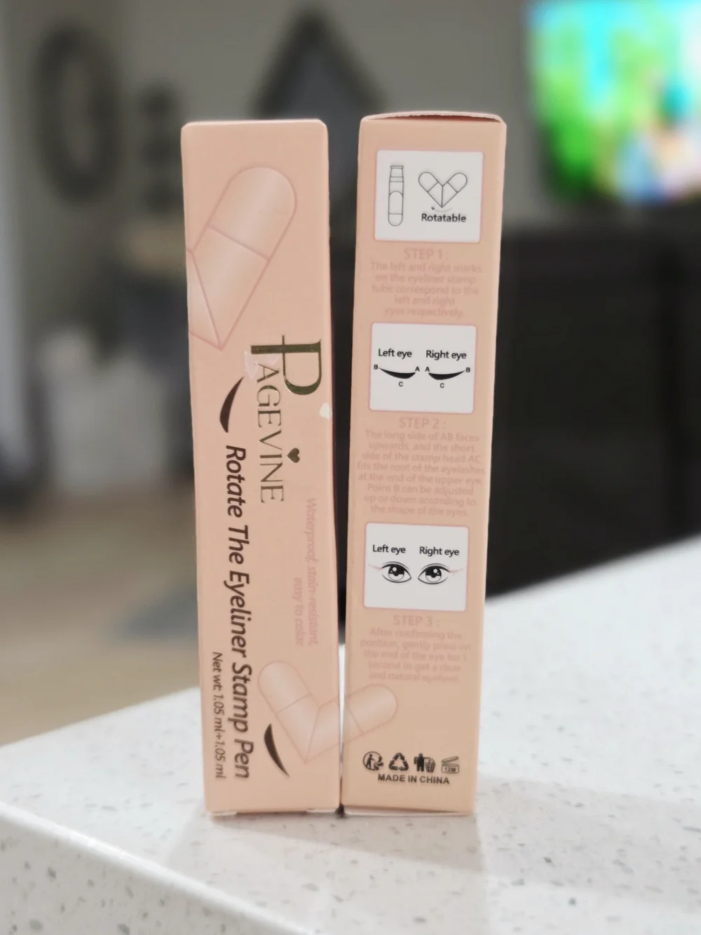 Page Vine Rotate The Eyeliner Stamp Pen - Precision Eye Makeup X2